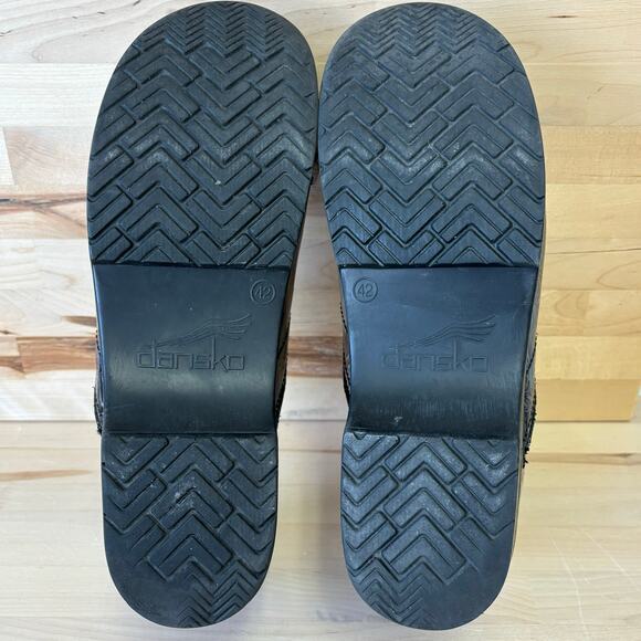 DANSKO Multicolor Genuine Leather Professional Clogs Starbursts EU42 US W11.5 - Picture 7 of 8